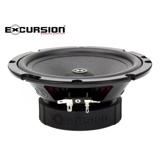 Excursion RX-6C ECO 2-drożny zestaw głośnikowy SQ: 2 tweetery 25mm, 2 woofery 165mm, 4 zwrotnice pasywne (2xLP, 2xHP) - 2ohm, 120/300W, 92dB, 50-21000